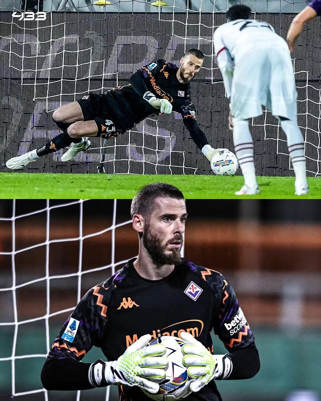 Na een jaar van settelen keerde doelman De Gea terug naar het slagveld van de Serie A